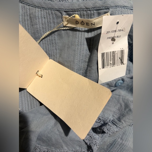 Doen Henri Top in French Blue - Picture 3 of 10